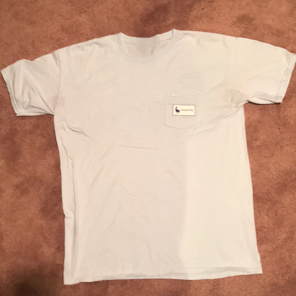 Light blue Coastal Bay pocketed shirt.